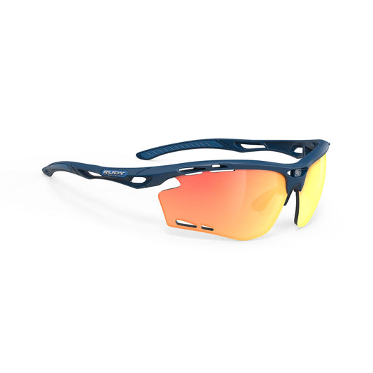 Rudy Project Propulse RP Optics Sunglasses Blue Navy Matte - Multilaser Orange