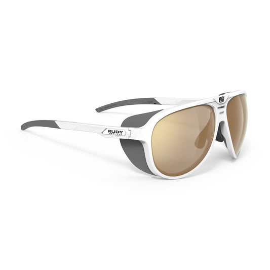 Rudy Project Stardash ImpactX PH Sunglasses White Gloss - 2Laser Crimson