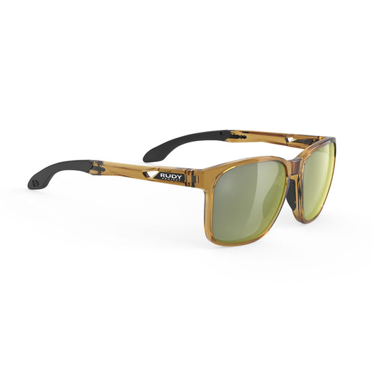 Rudy Project Lightflow A RP Optics Sunglasses Crystal Butterscotch Gloss - Laser Green