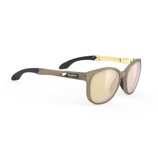 Rudy Project Lightflow B RP Optics Sunglasses Ice Gold Matte - Multilaser Gold