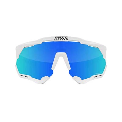 Aeroshade XL Multimirror White/Blue Sunglasses