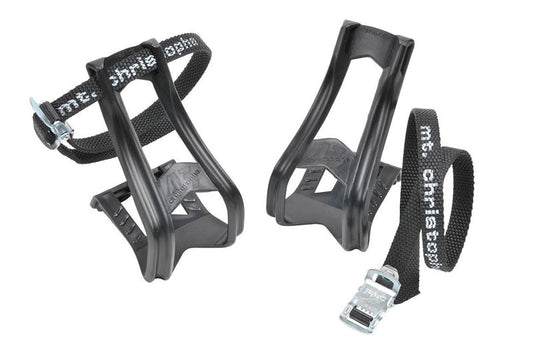 Zefal Christophe 43 MTB 515XL Toe Clips & Straps - L/XL