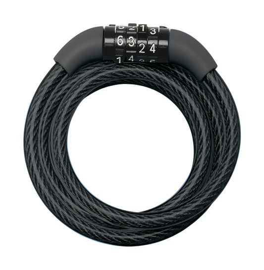 Master Lock Cable Combination Lock 8mm x 1.2m [8143] Black