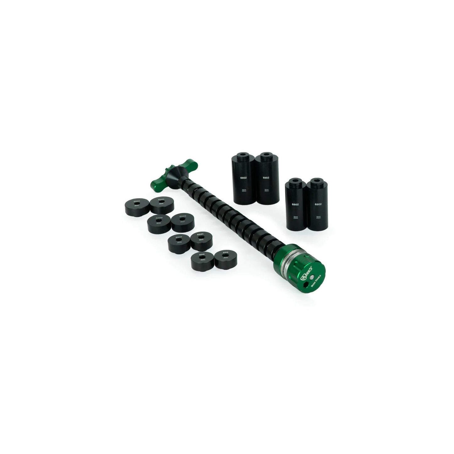 Abbey Bike Tools Spin Nut Micro Bearing Press Green / Spin Nut