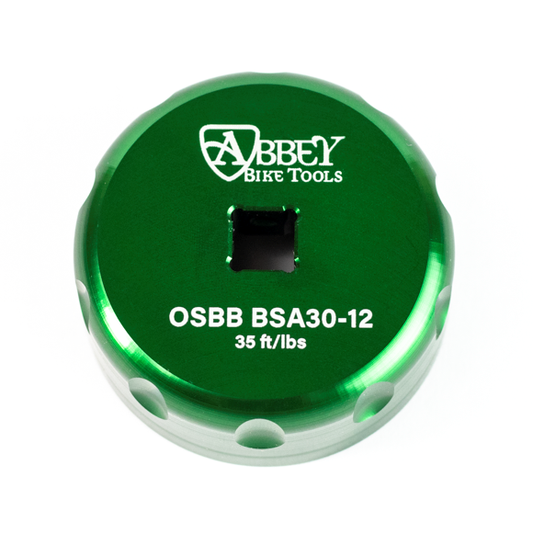 Abbey Bike Tools Single Sided Bottom Bracket Socket Tool Green / BSA30 12 Notch