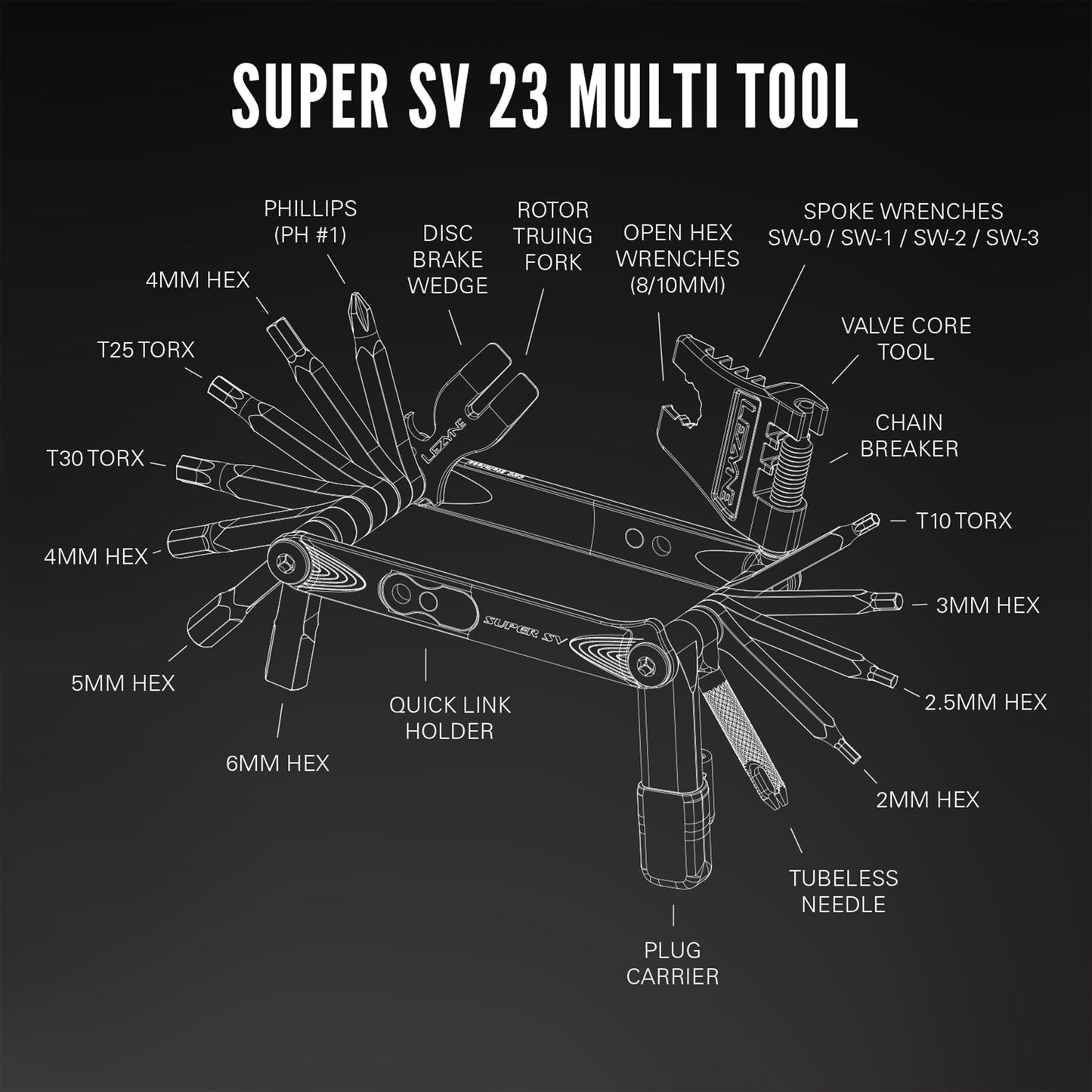 Lezyne - Super SV23 - Silver