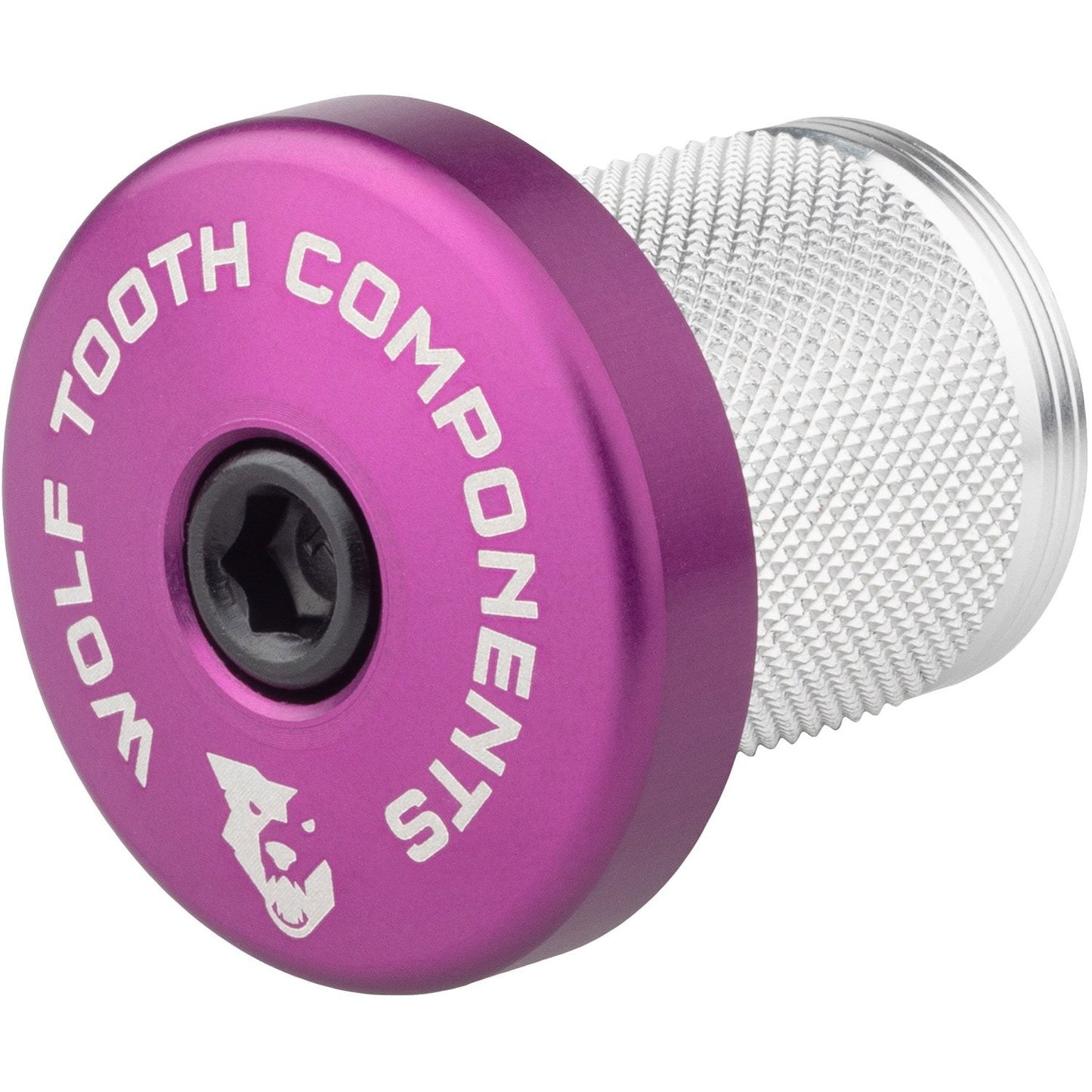 Wolf Tooth Compression Plug with Integrated Spacer Stem Cap Purple / 5mm
