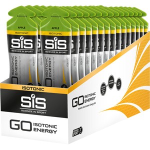 GO Isotonic Energy Gel box of 30 gels apple