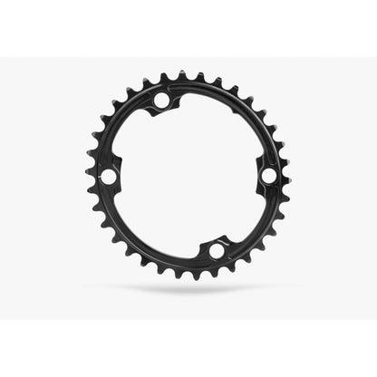 Absolute Black Chainring OVAL 110BCD 4 holes, 2X, asymmetric Shimano 9000/6800