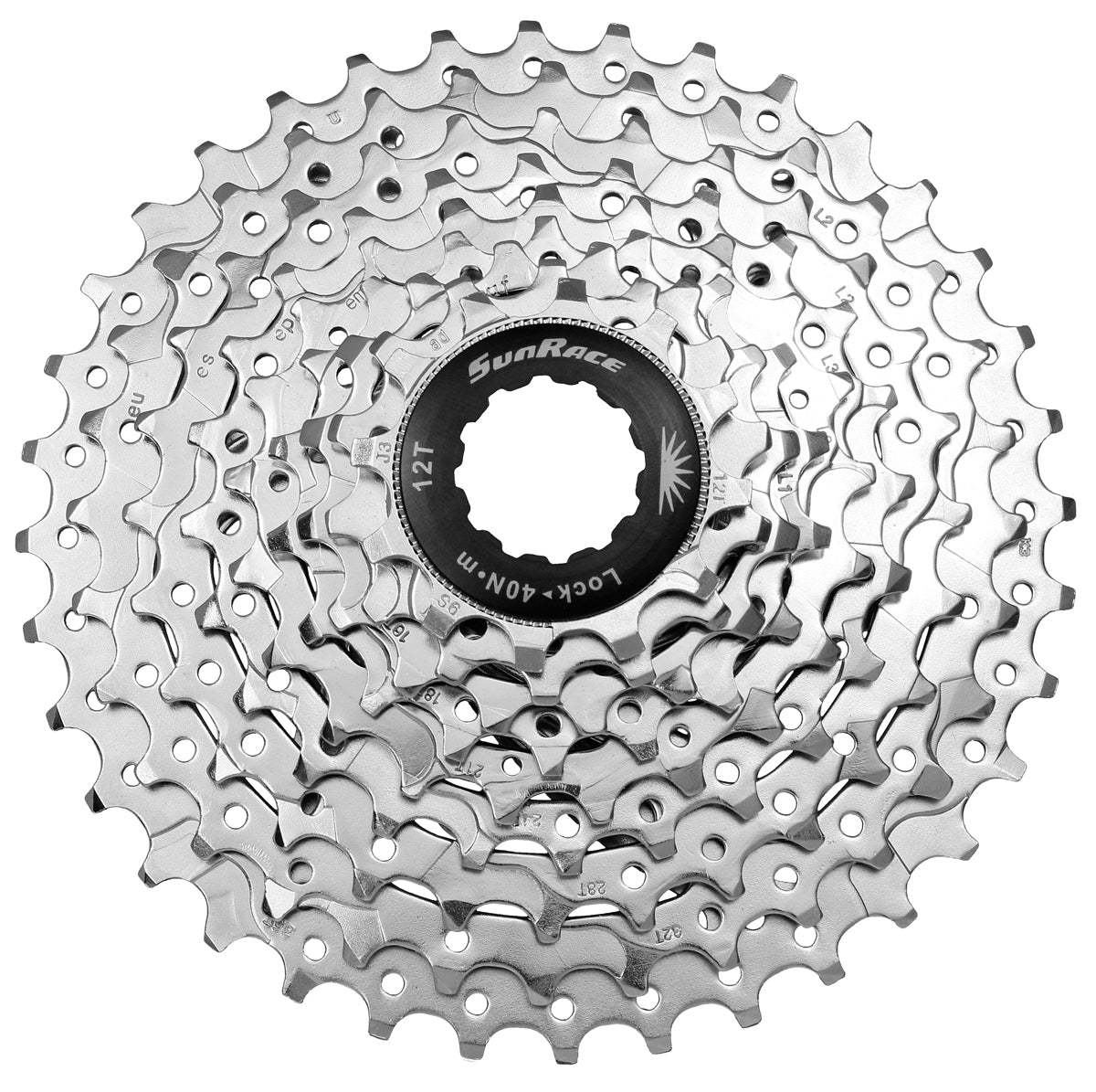 SunRace CSM96 9 Speed MTB Nickel Cassette