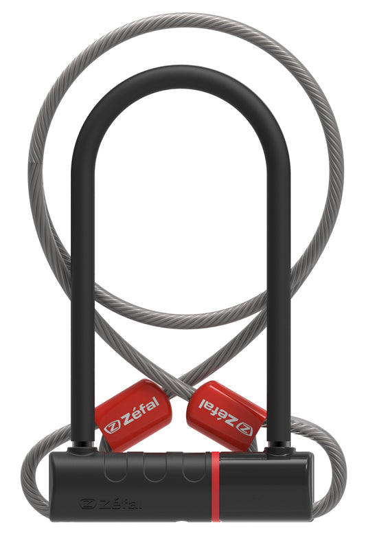 Zefal K-Traz U17 U-Lock wtih Cable 230mm. SOLD SECURE Gold