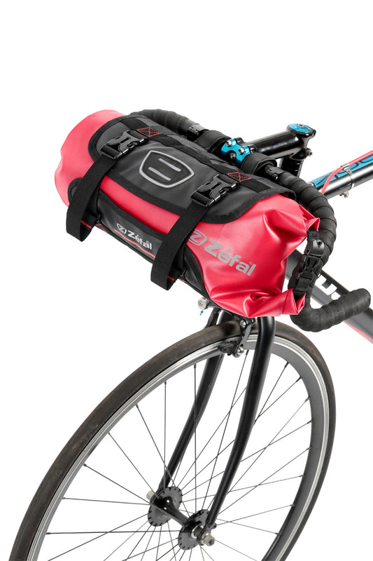 Zefal Z Adventure F10 Waterproof Handlebar Bag in Black/Red (10L)