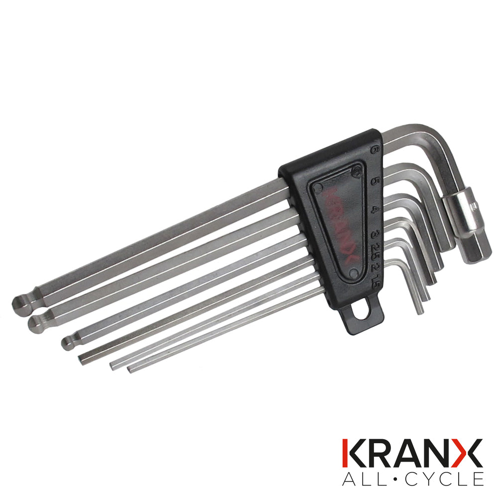 KranX Hex Key Set (1.5, 2, 2.5, 3, 4, 5, 6, 8mm)