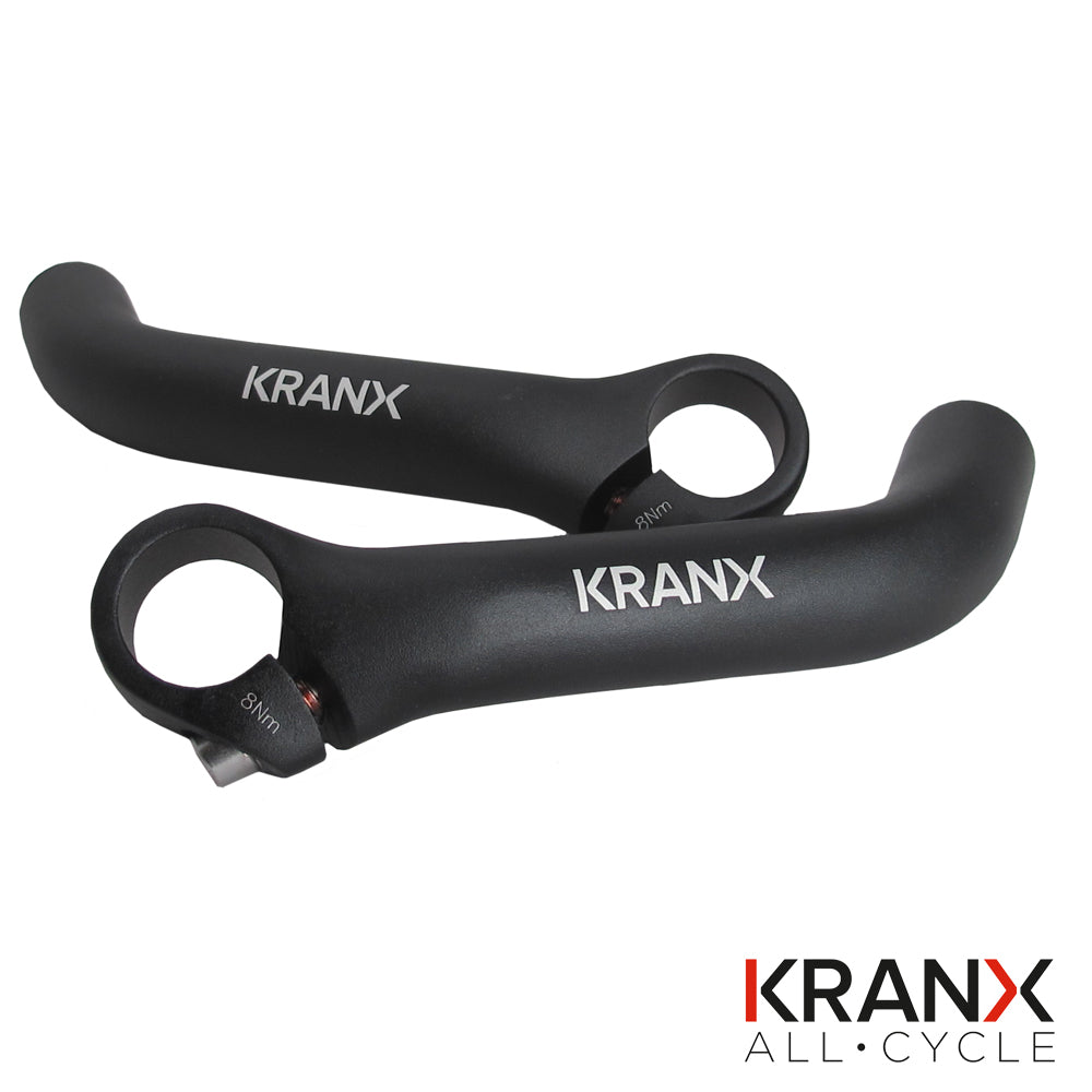 KranX Alloy Ski Bar Ends in Black