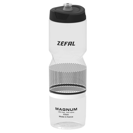 Zefal Magnum II Bottle (Soft Cap) in Trans/Black 975ml