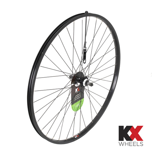 KX Hybrid 700C Singlewall Q/R Screw On Wheel Rim Brake (Rear) - Black