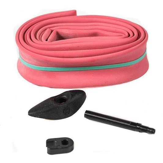 Silca Latex Tube 700 x 24-30mm 42mm Stem + 40mm Extender and Speed Shield Pink / 700 x 24-30mm