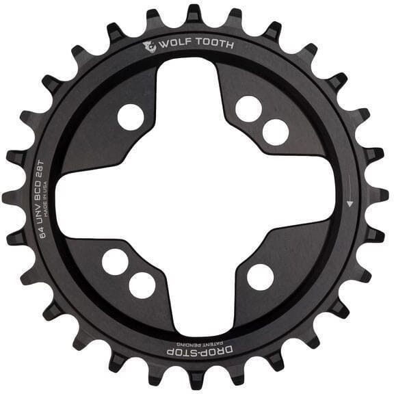 Wolf Tooth 64 BCD Chainring for Shimano Drop Stop A / 26T Universal