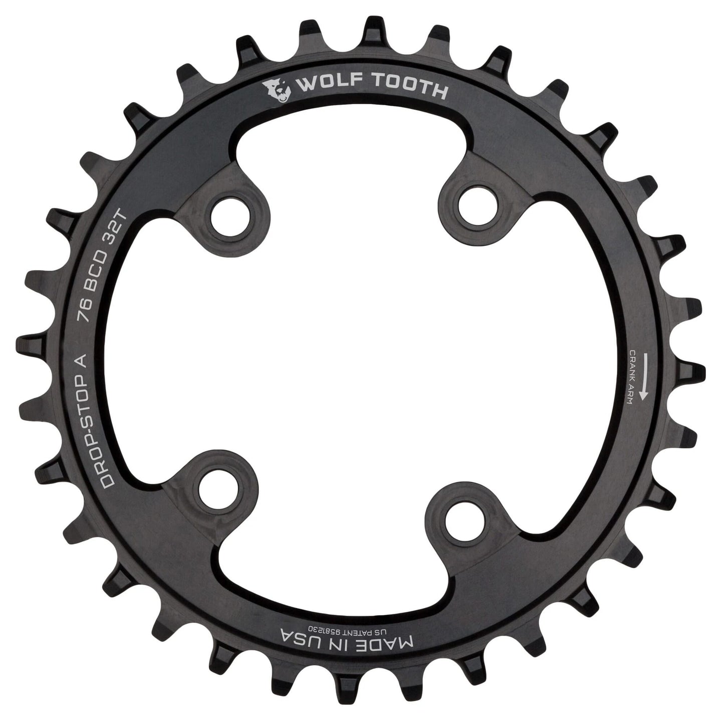 Wolf Tooth 76 BCD Chainring for SRAM XX1 and Specialized Stout Drop Stop A / 32T